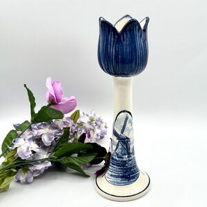 Delft Tulip Candle holder.